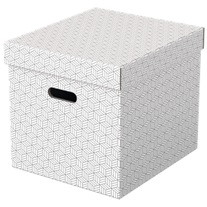 Esselte - 628286 caja de almacenaje Rectangular Cartón Blanco